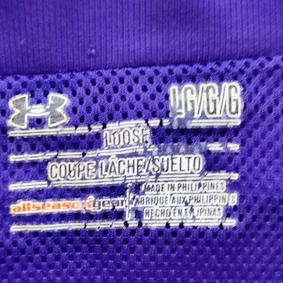 Under Armour track / training jacket purple women's size L loose style - Picture 5 of 5